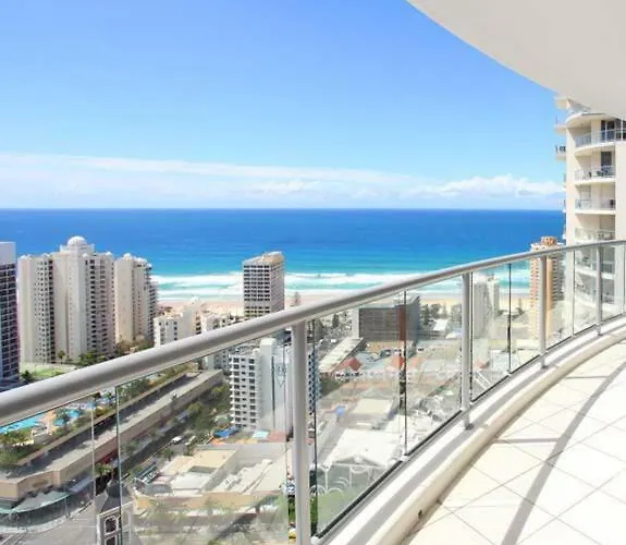 Beach Stay - Ocean & Riverview Resort Chevron Renaissance Central Surfers Paradise