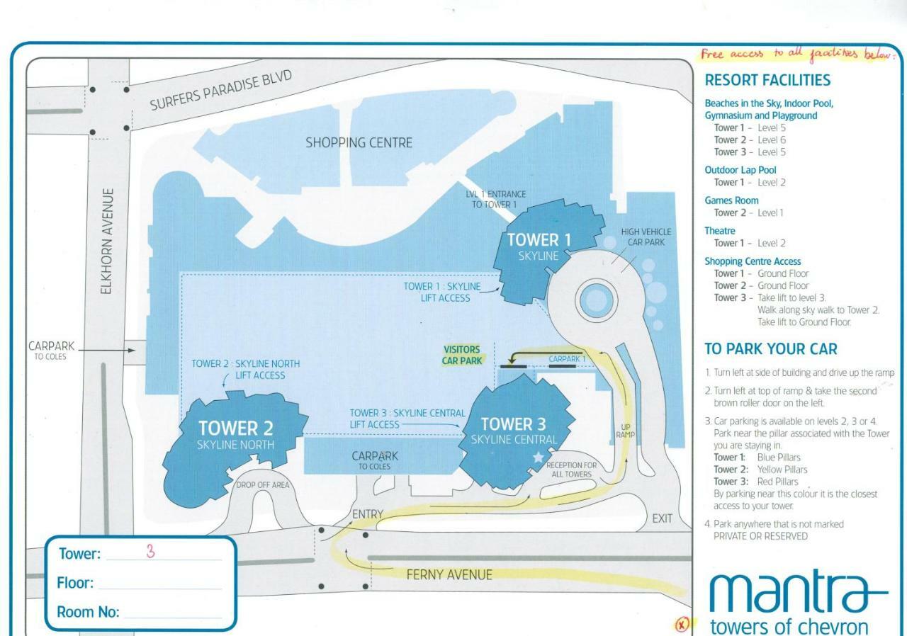 Beach - Ocean & Riverview Chevron Renaissance Central Surfers Paradise *